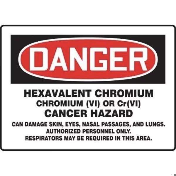 Accuform OSHA DANGER HAZARDOUS CHEMICAL MCAW129XL MCAW129XL - main